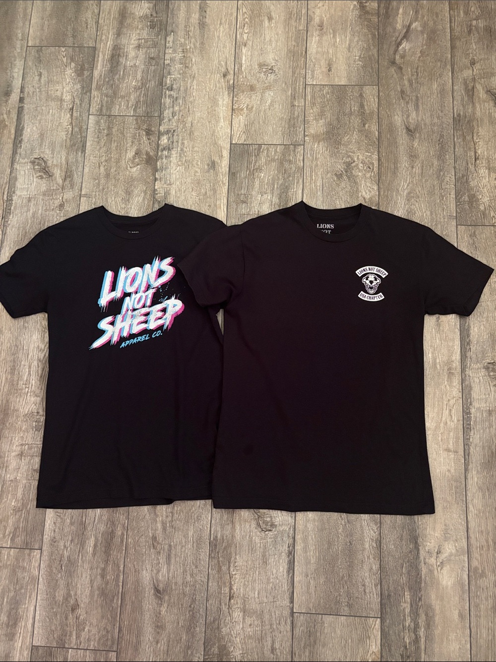 2 LIONS NOT SHEEP TSHIRTS